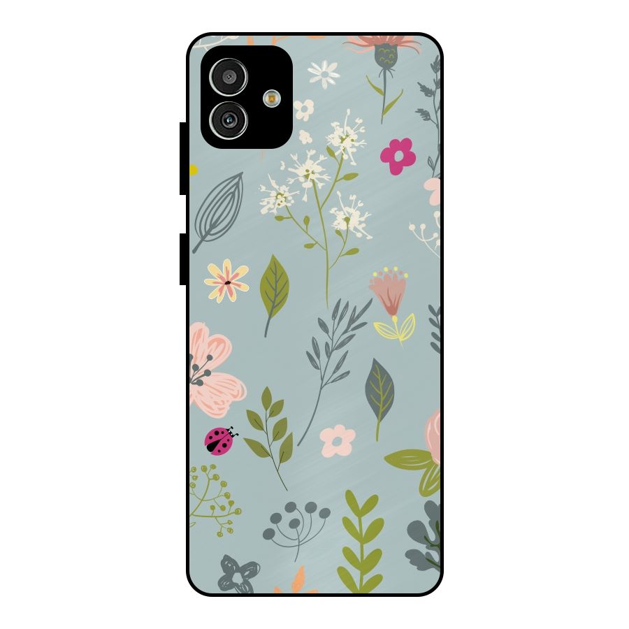 Flawless Flowers Metal Back Case for Galaxy M13 5G