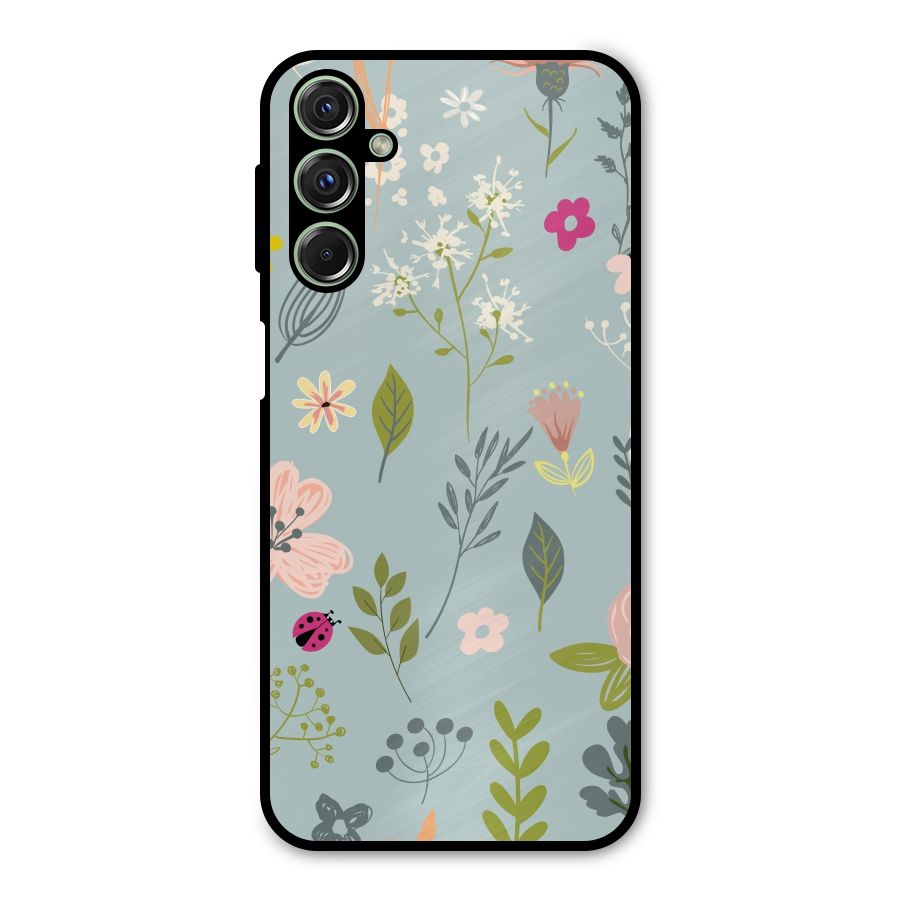 Flawless Flowers Metal Back Case for Galaxy M34