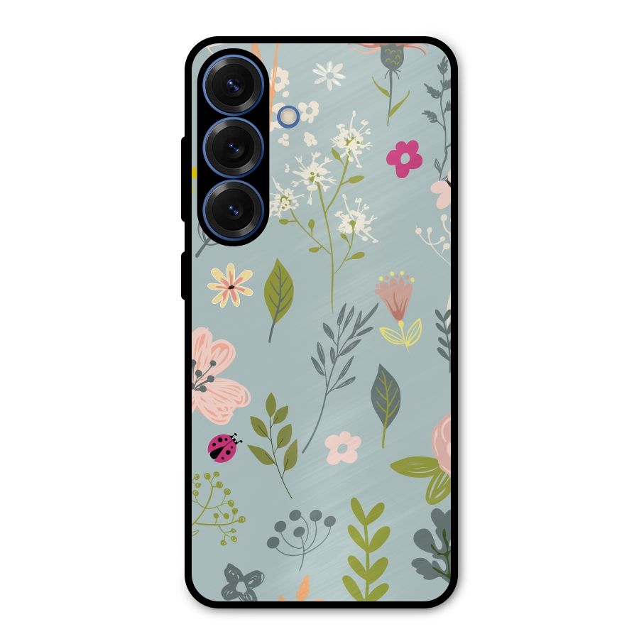 Flawless Flowers Metal Back Case for Galaxy S25