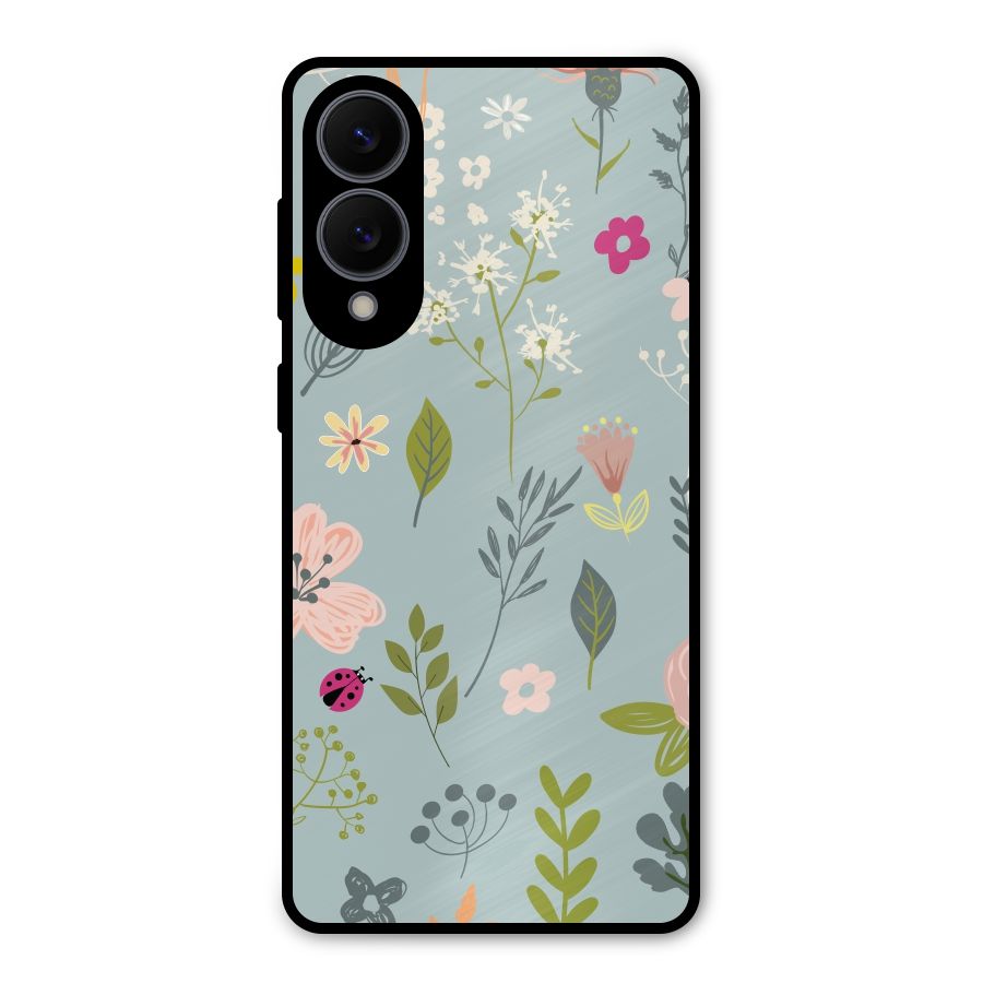 Flawless Flowers Metal Back Case for Galaxy S25 Edge