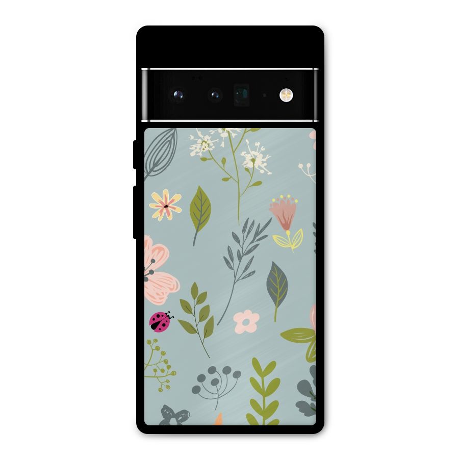 Flawless Flowers Metal Back Case for Google Pixel 6 Pro