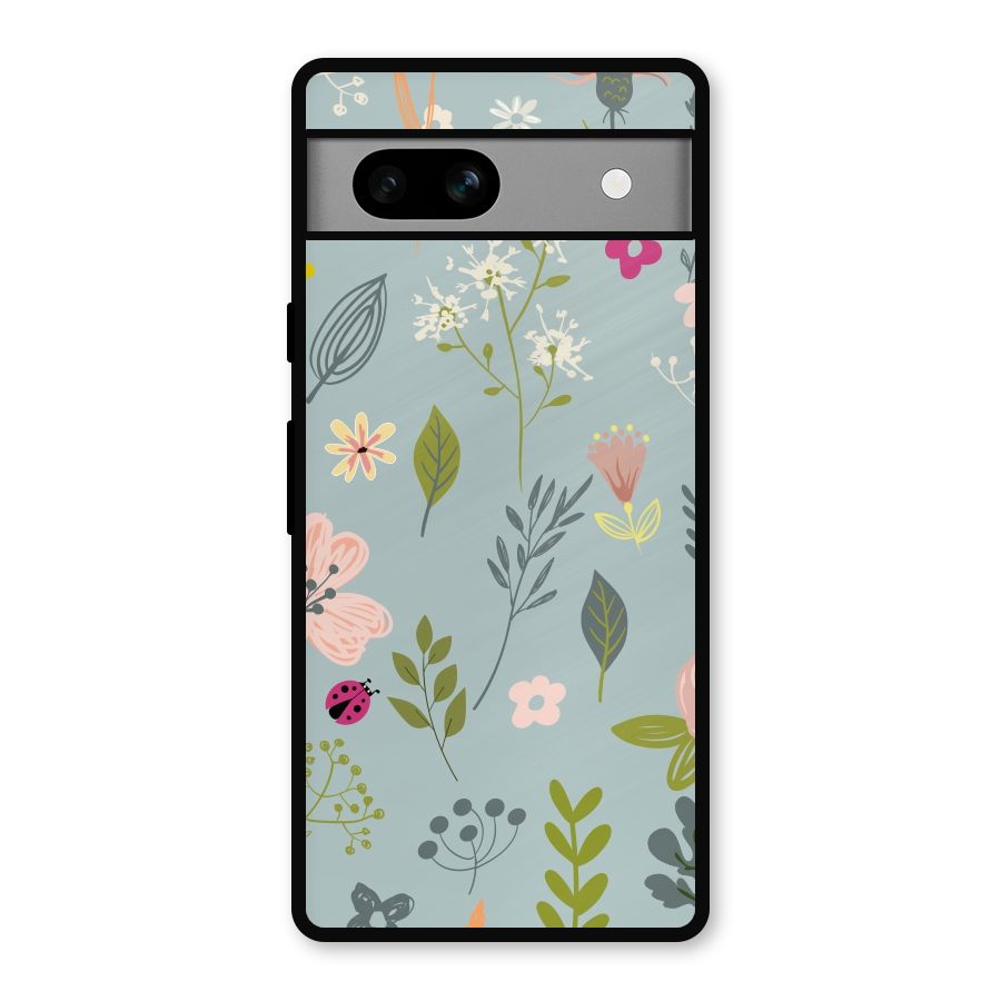 Flawless Flowers Metal Back Case for Google Pixel 7a