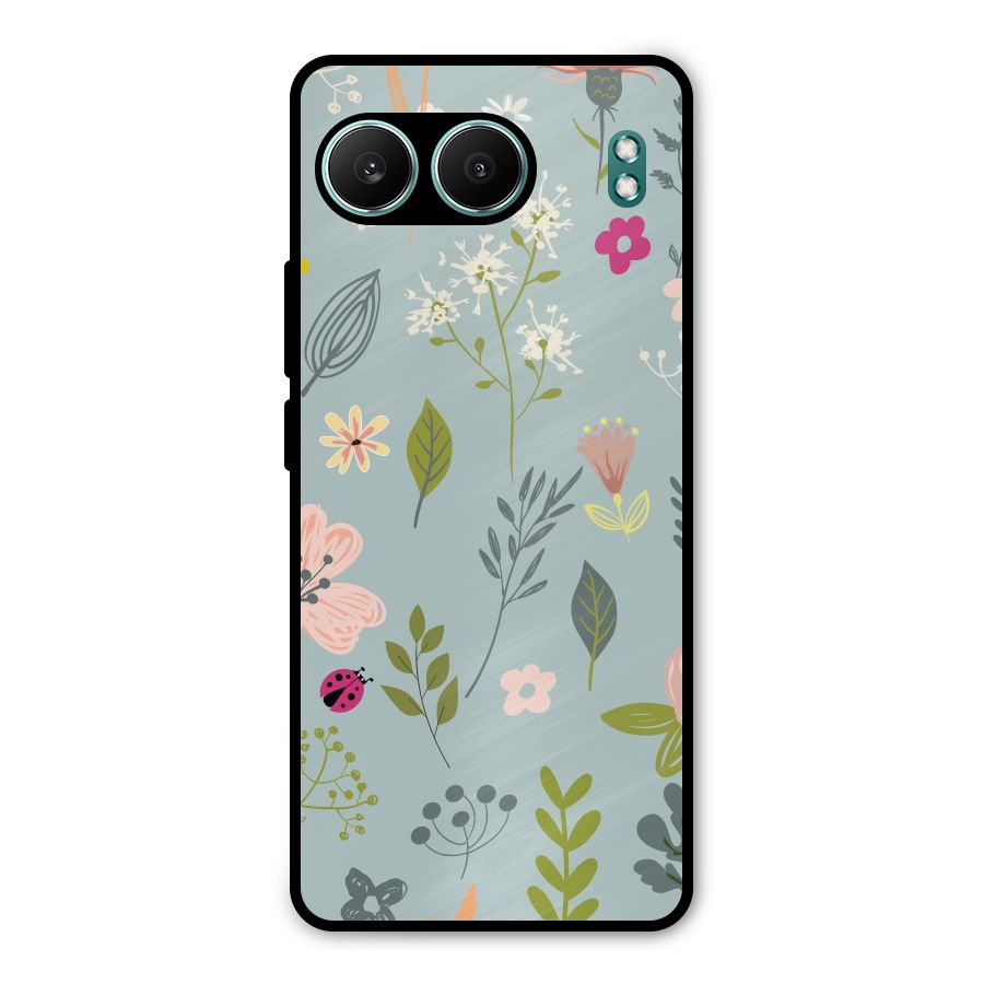 Flawless Flowers Metal Back Case for OnePlus Nord 4