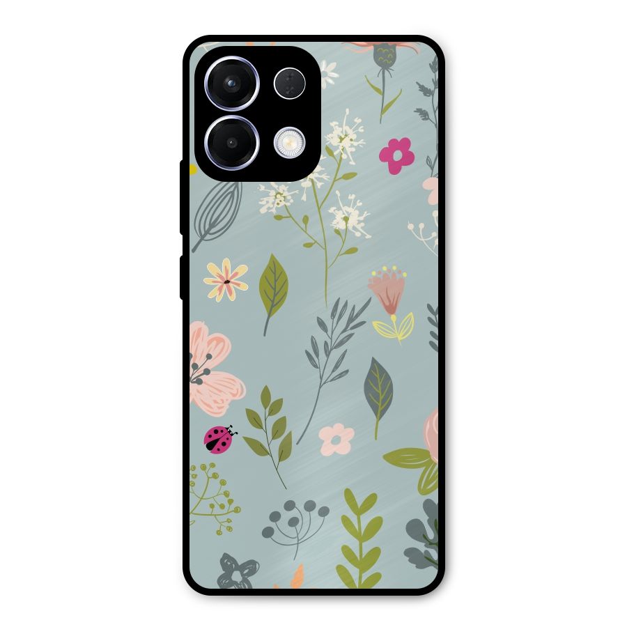 Flawless Flowers Metal Back Case for Oppo K13