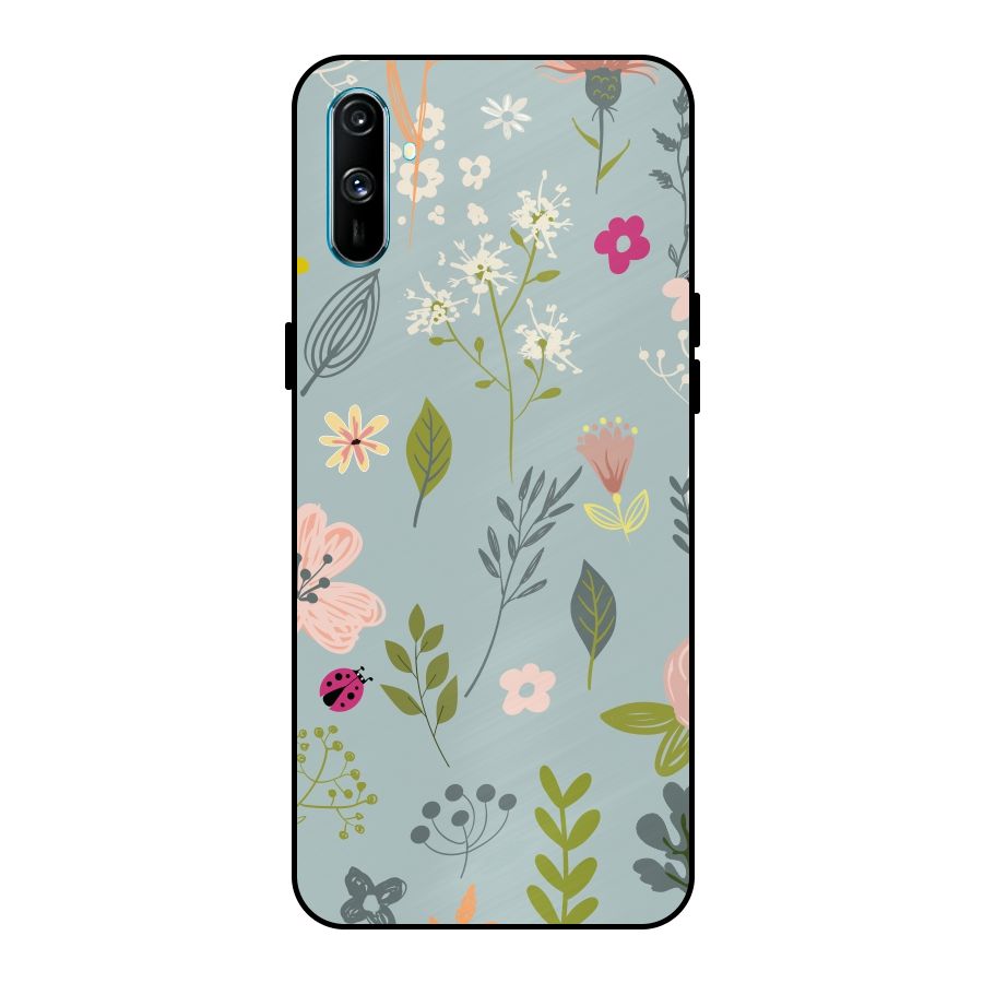 Flawless Flowers Metal Back Case for Realme C3