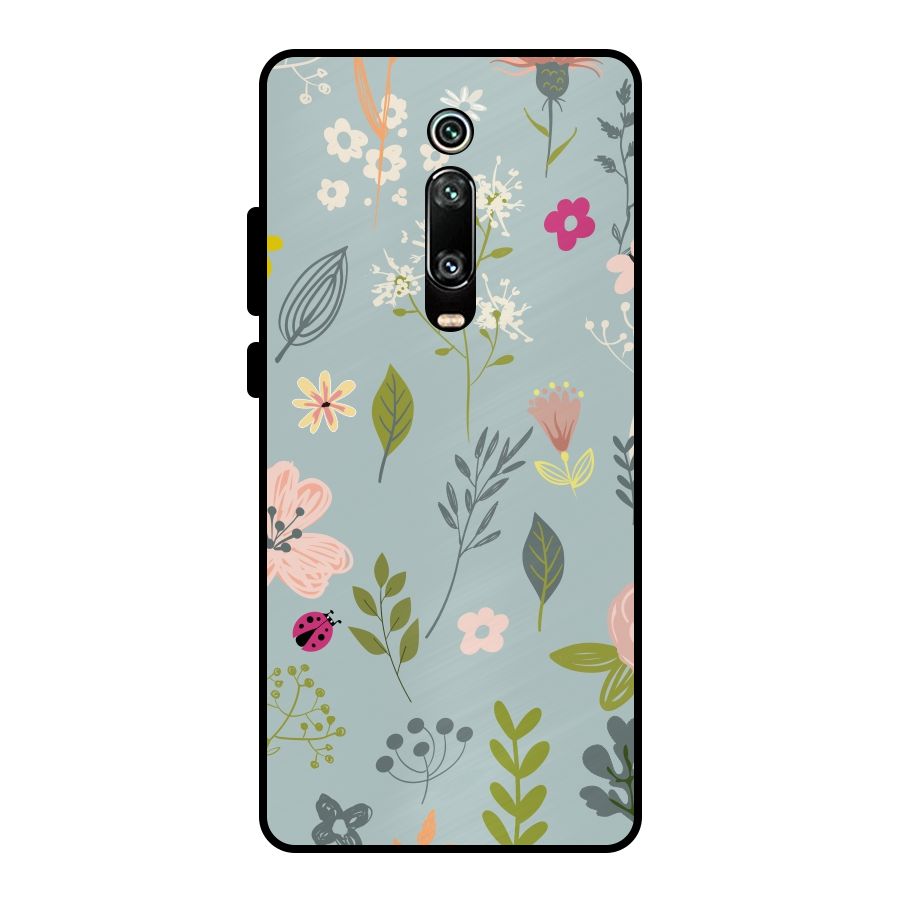 Flawless Flowers Metal Back Case for Redmi K20 Pro