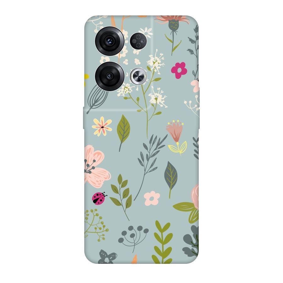 Flawless Flowers Original Polycarbonate Back Case for Oppo Reno8 Pro 5G