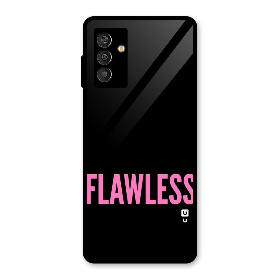 Flawless Pink Design Glass Back Case for Galaxy M13