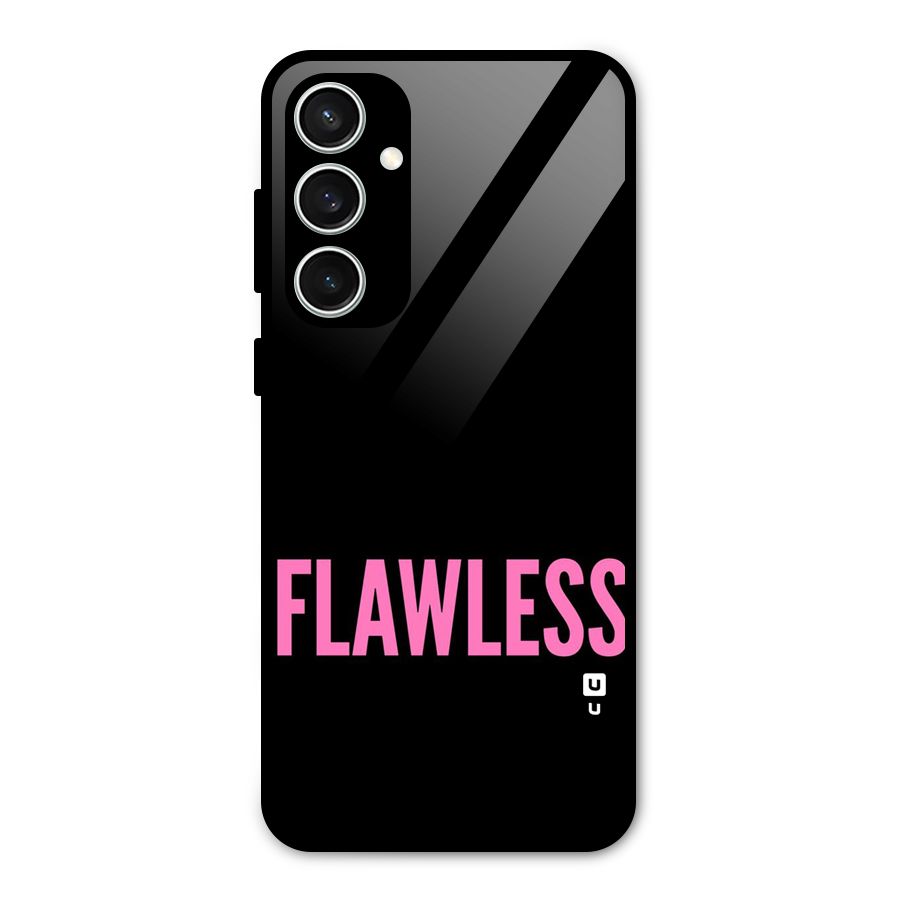 Flawless Pink Design Glass Back Case for Galaxy S23 FE