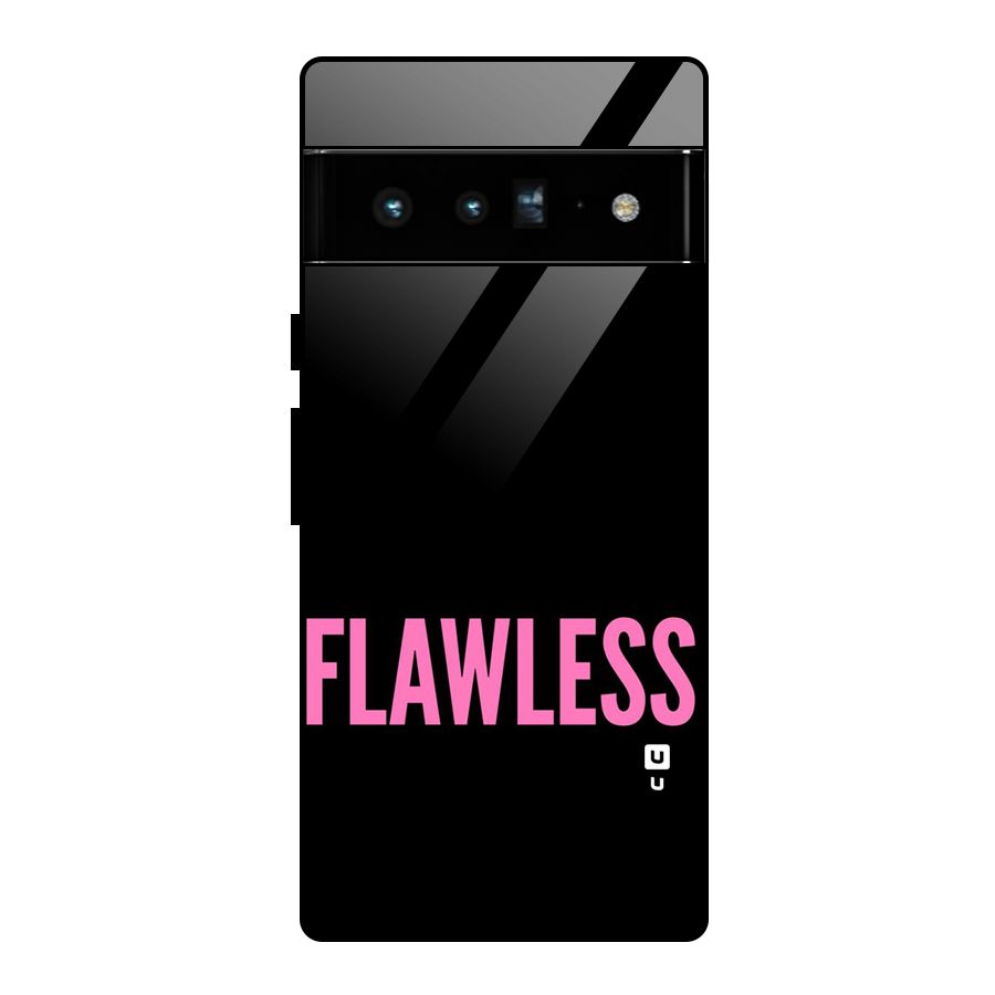 Flawless Pink Design Glass Back Case for Google Pixel 6 Pro