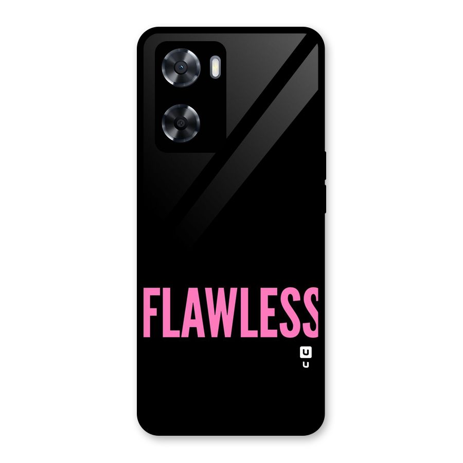 Flawless Pink Design Glass Back Case for OnePlus Nord N20 SE