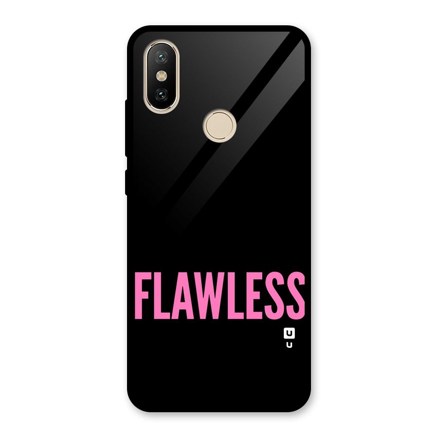 Flawless Pink Design Glass Back Case for Redmi A2