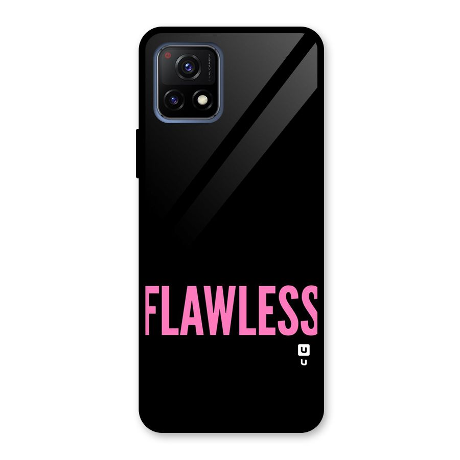 Flawless Pink Design Glass Back Case for Vivo Y72 5G
