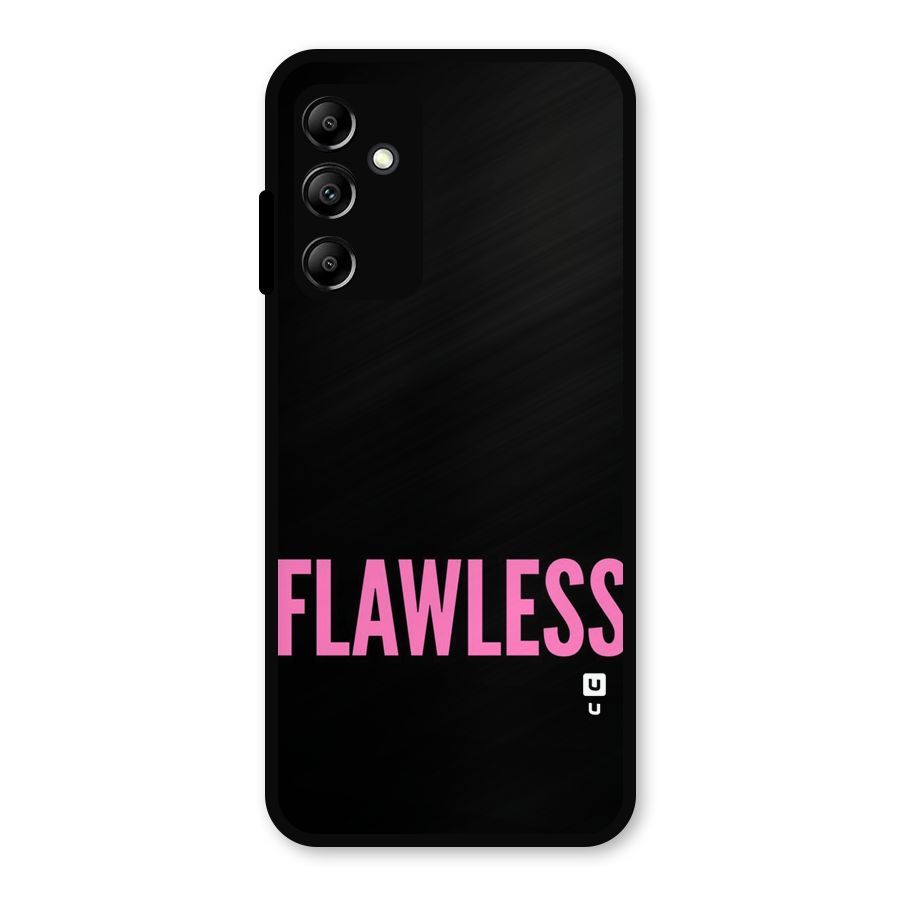 Flawless Pink Design Metal Back Case for Galaxy A14 5G