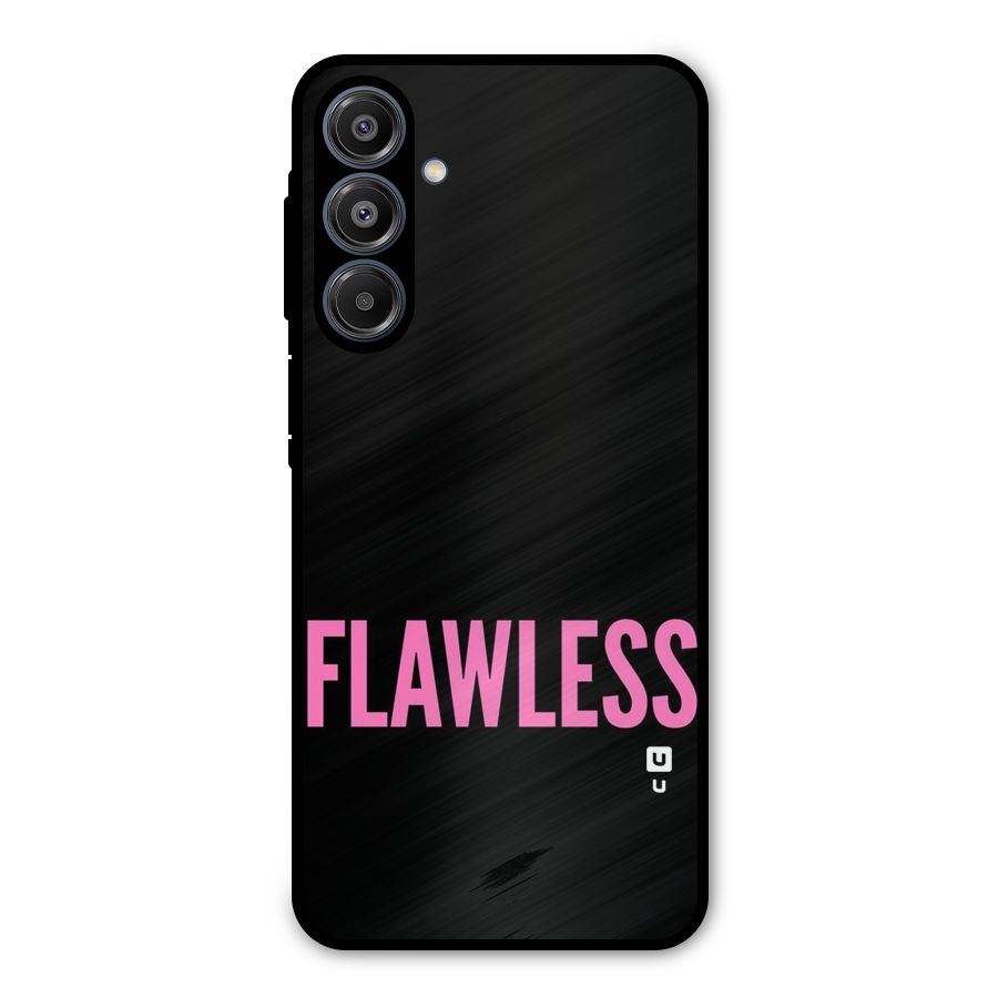Flawless Pink Design Metal Back Case for Galaxy A16 5G