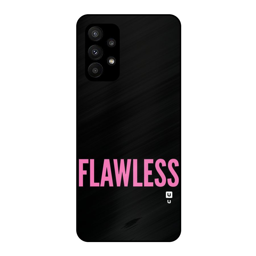 Flawless Pink Design Metal Back Case for Galaxy A23