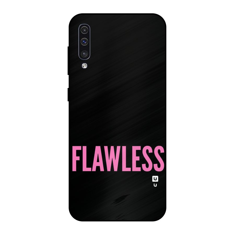 Flawless Pink Design Metal Back Case for Galaxy A50