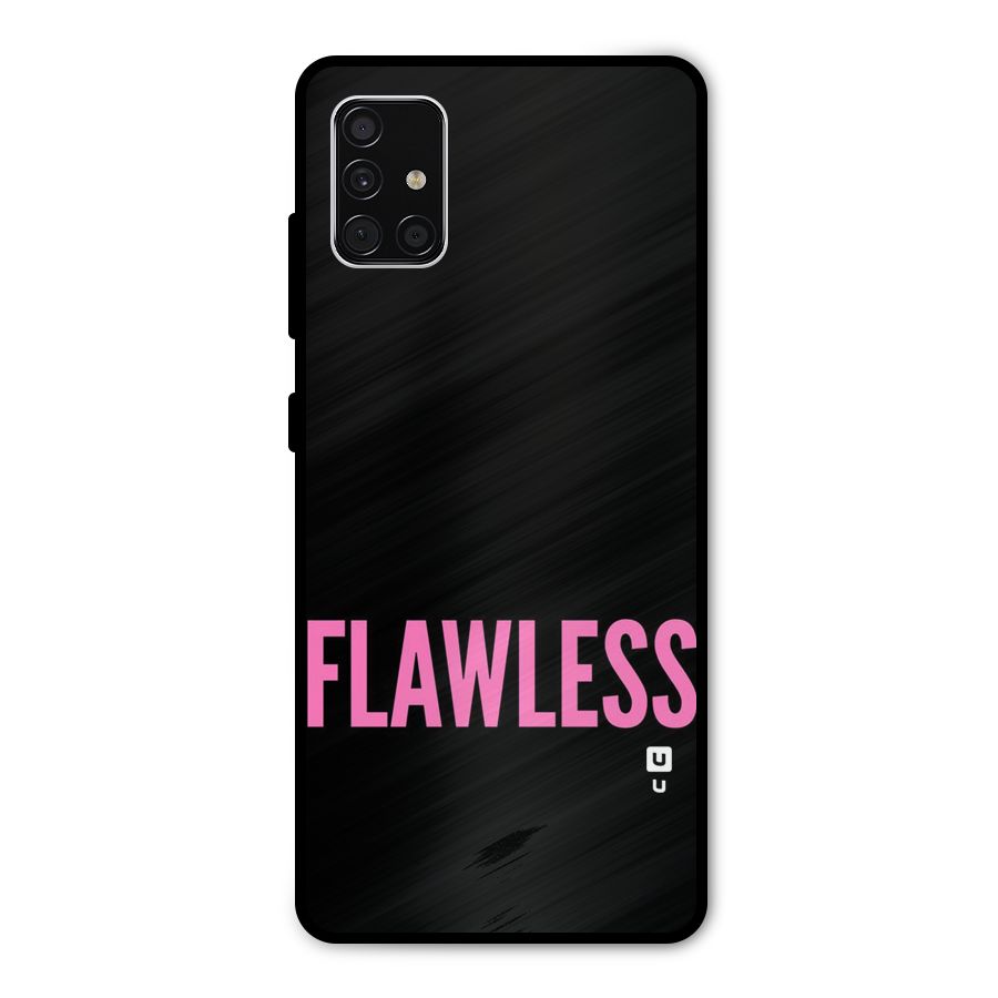 Flawless Pink Design Metal Back Case for Galaxy A51