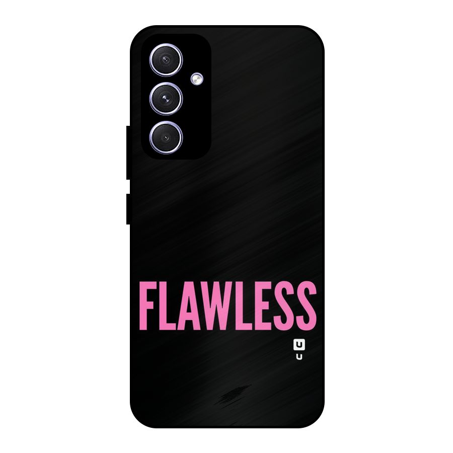 Flawless Pink Design Metal Back Case for Galaxy A54