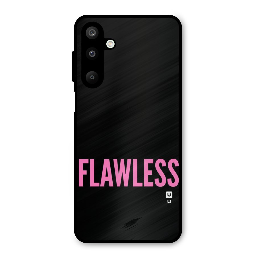 Flawless Pink Design Metal Back Case for Galaxy M16