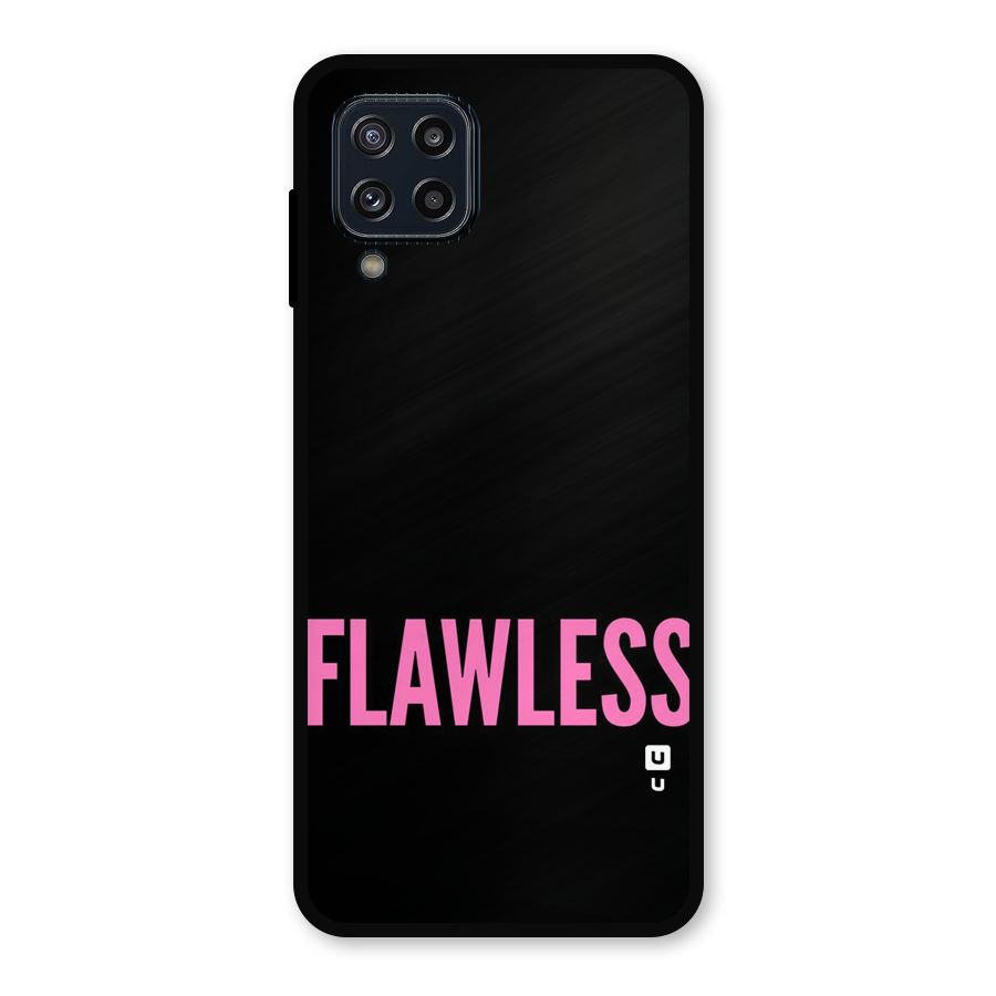Flawless Pink Design Metal Back Case for Galaxy M32