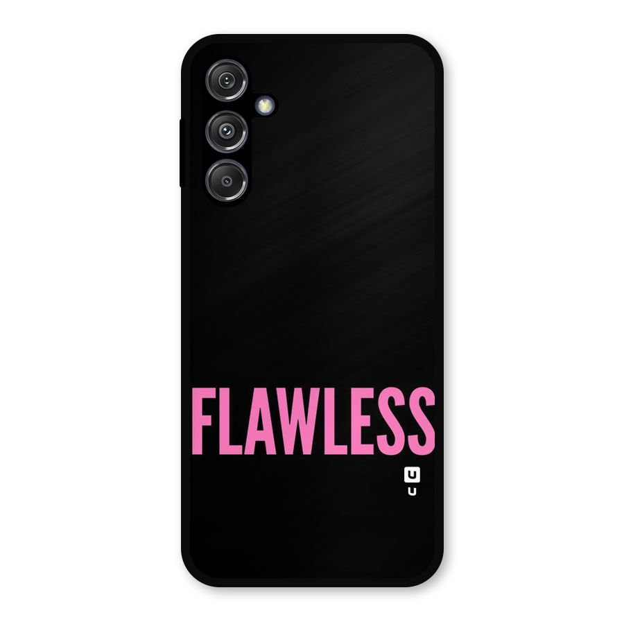 Flawless Pink Design Metal Back Case for Galaxy M34 5G