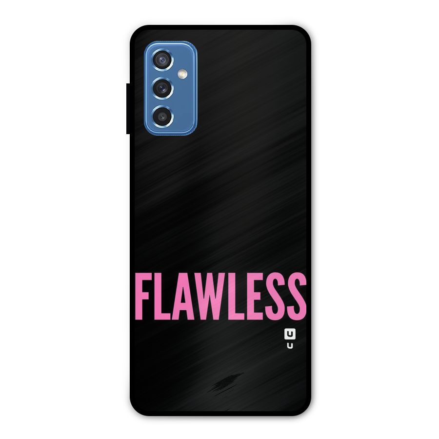 Flawless Pink Design Metal Back Case for Galaxy M52 5G