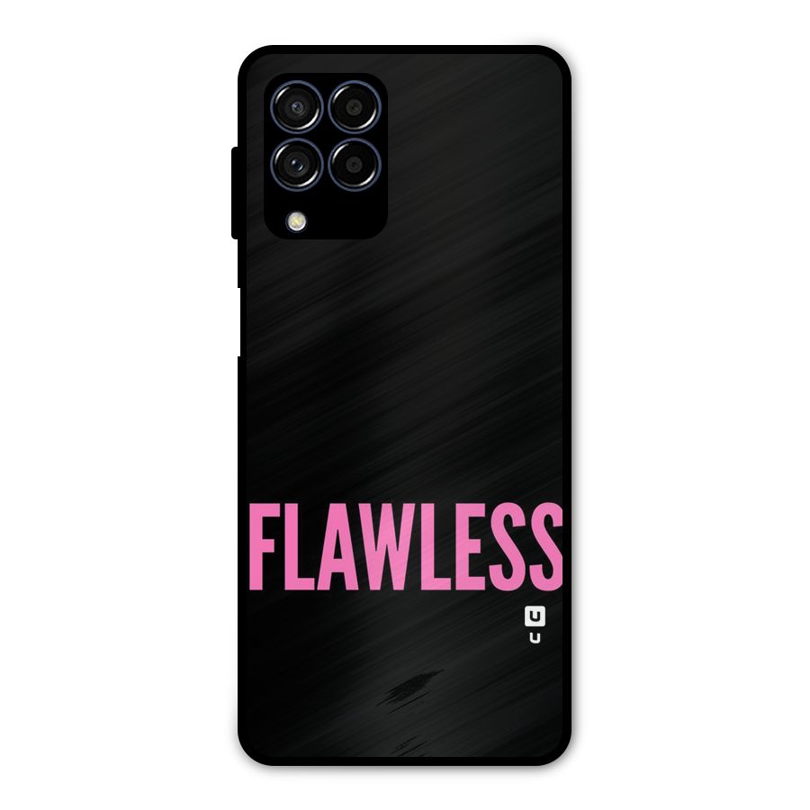 Flawless Pink Design Metal Back Case for Galaxy M53 5G