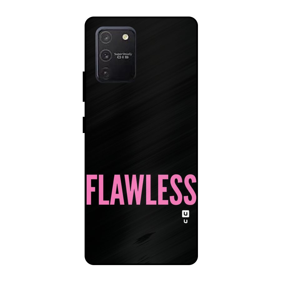 Flawless Pink Design Metal Back Case for Galaxy S10 Lite