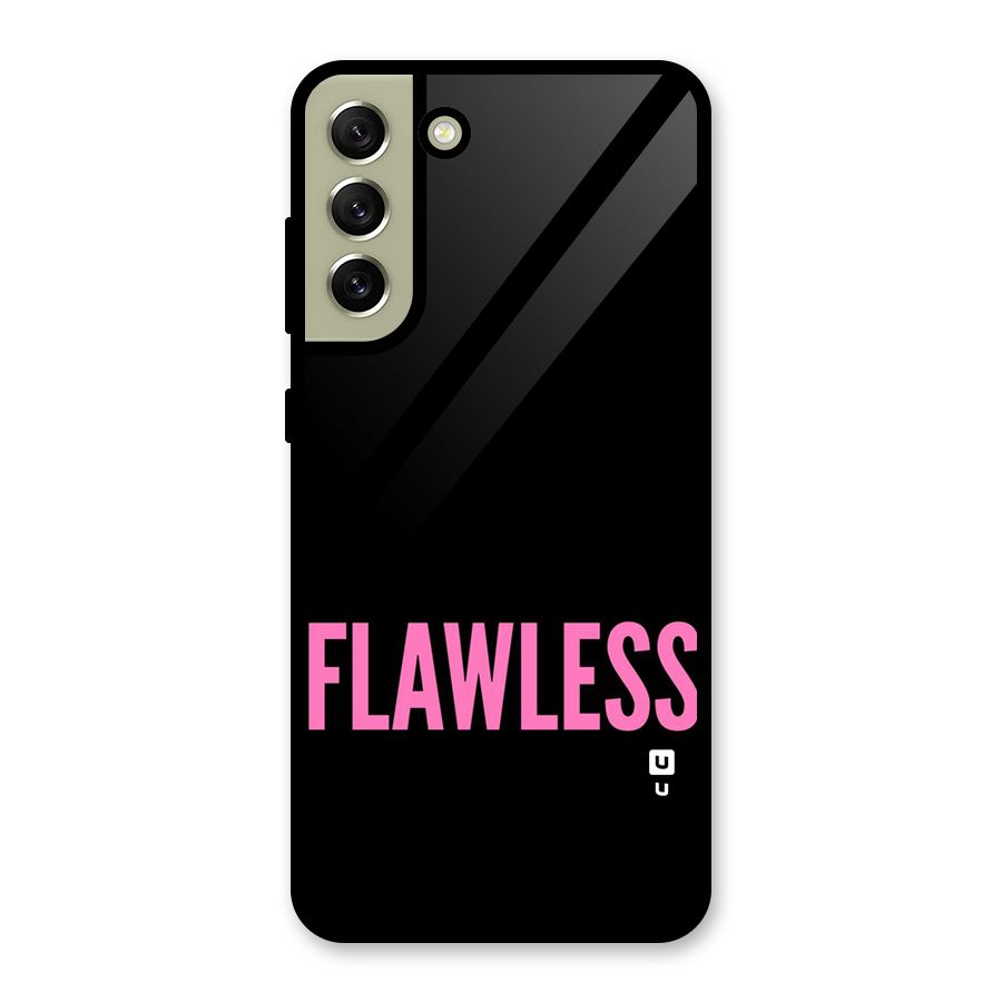 Flawless Pink Design Metal Back Case for Galaxy S21 FE 5G (2023)