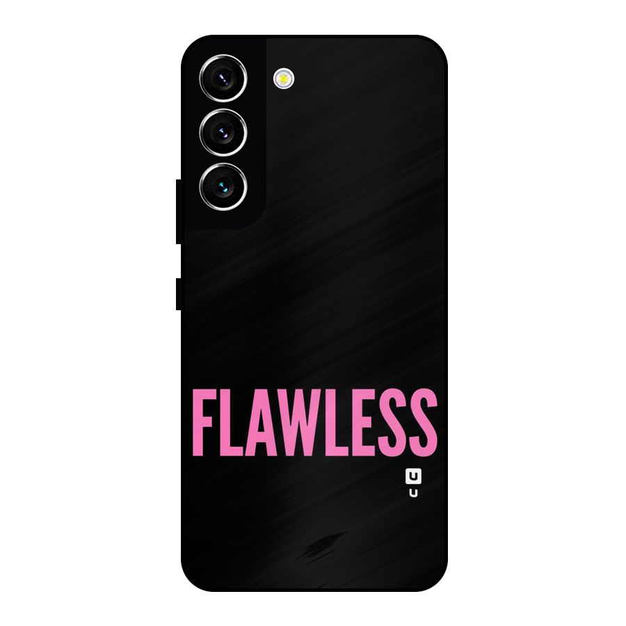 Flawless Pink Design Metal Back Case for Galaxy S22 5G
