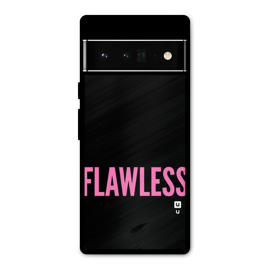Flawless Pink Design Metal Back Case for Google Pixel 6 Pro
