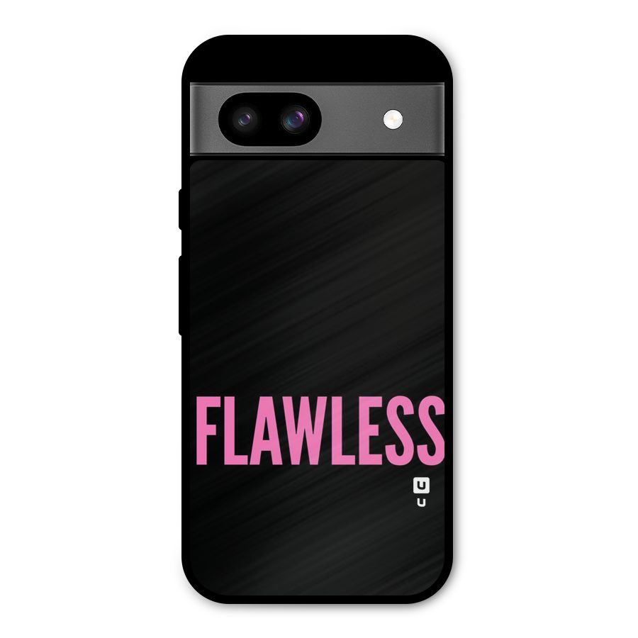 Flawless Pink Design Metal Back Case for Google Pixel 8a