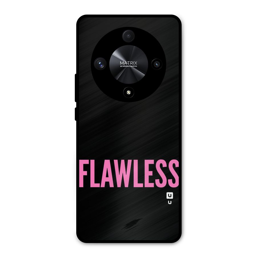 Flawless Pink Design Metal Back Case for Honor X9b