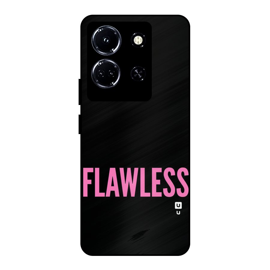 Flawless Pink Design Metal Back Case for Infinix Note 30 5G
