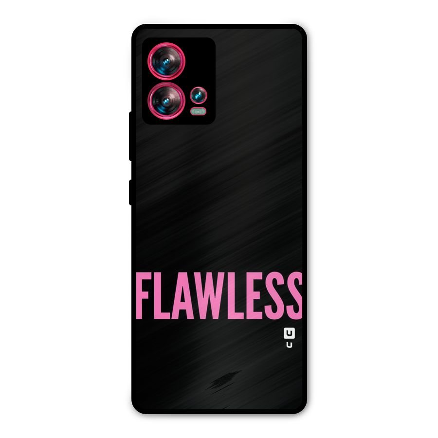 Flawless Pink Design Metal Back Case for Motorola Edge 30 Fusion