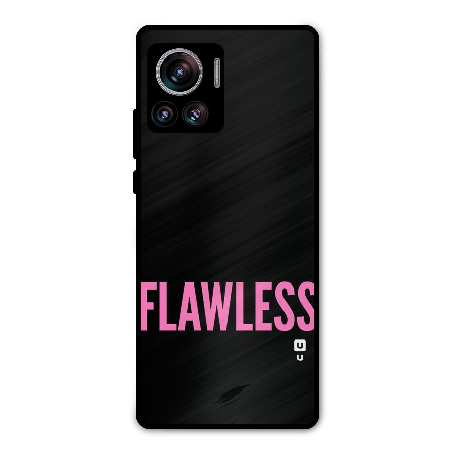 Flawless Pink Design Metal Back Case for Motorola Edge 30 Ultra