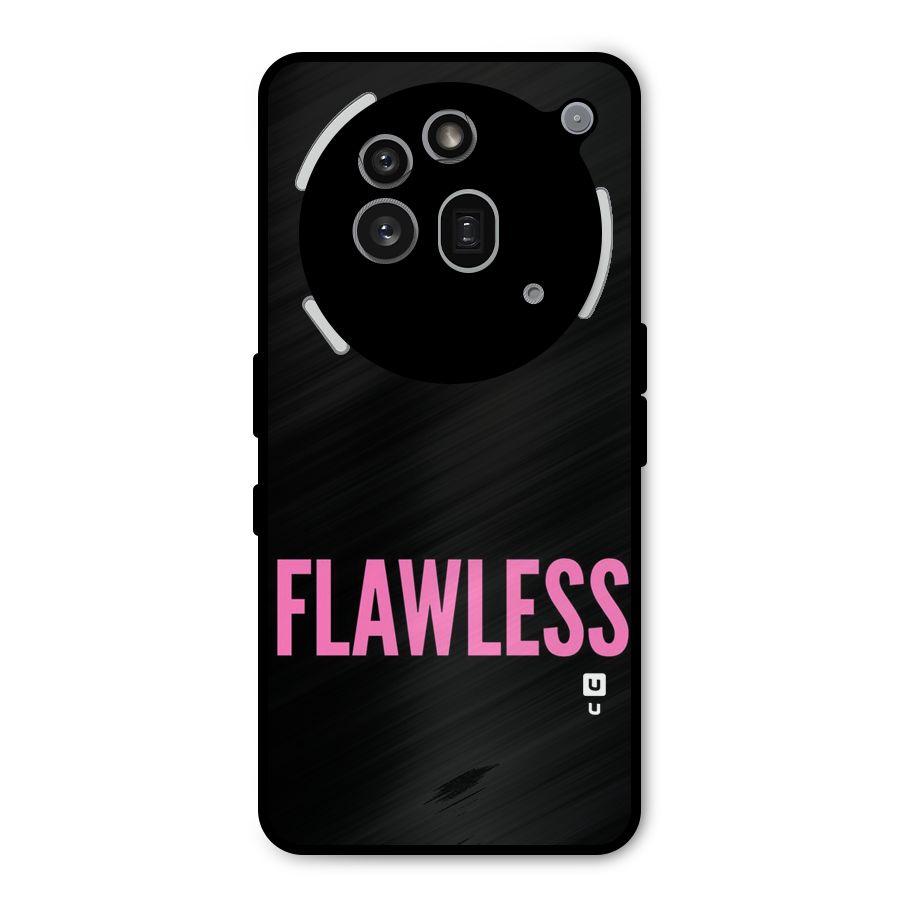 Flawless Pink Design Metal Back Case for Nothing Phone 3a Pro