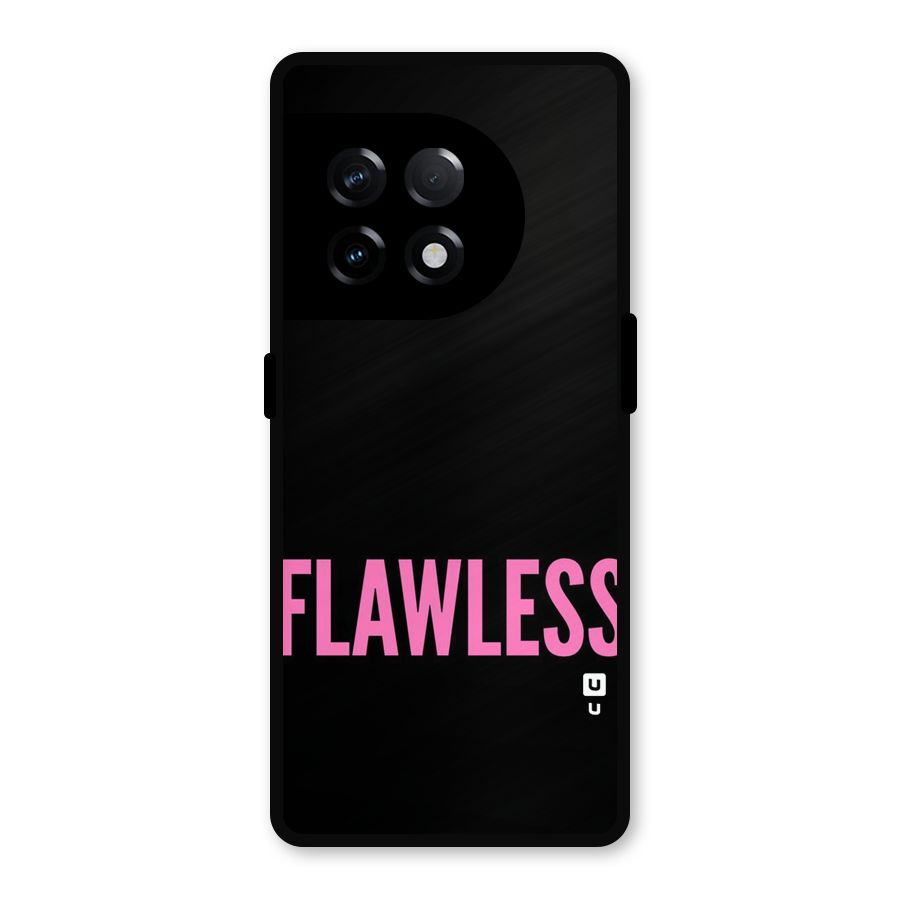 Flawless Pink Design Metal Back Case for OnePlus 11R