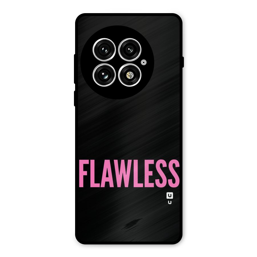 Flawless Pink Design Metal Back Case for OnePlus 13