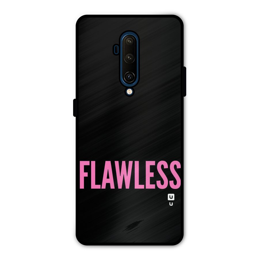 Flawless Pink Design Metal Back Case for OnePlus 7T Pro
