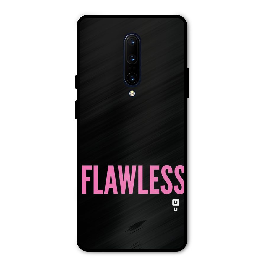 Flawless Pink Design Metal Back Case for OnePlus 7 Pro