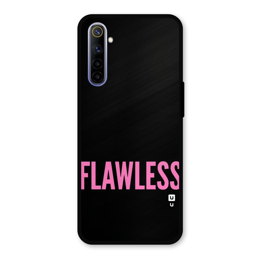 Flawless Pink Design Metal Back Case for Realme 6