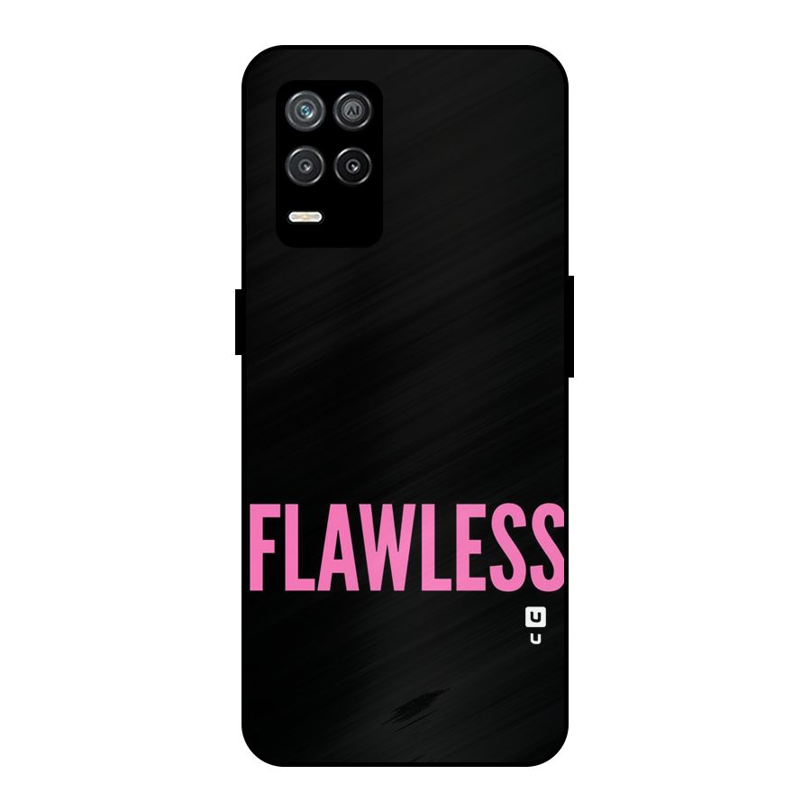 Flawless Pink Design Metal Back Case for Realme 8 5G