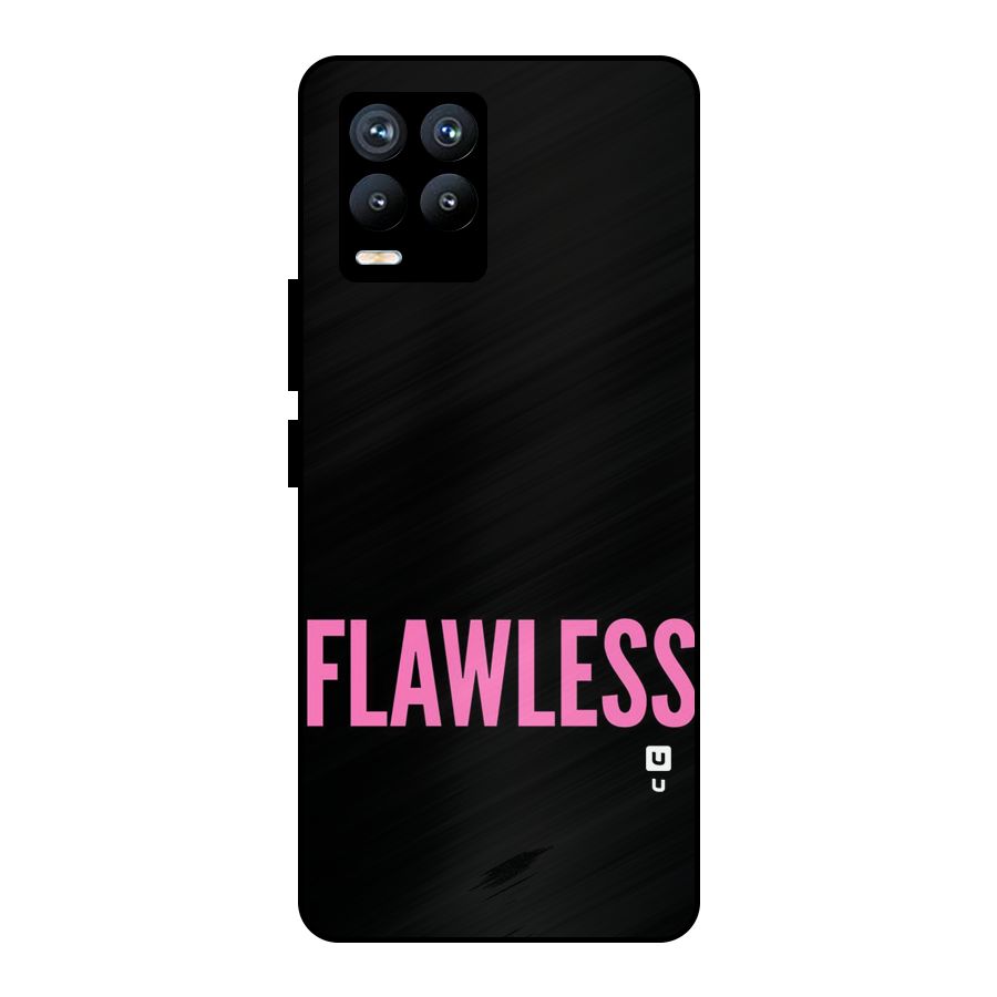 Flawless Pink Design Metal Back Case for Realme 8 Pro