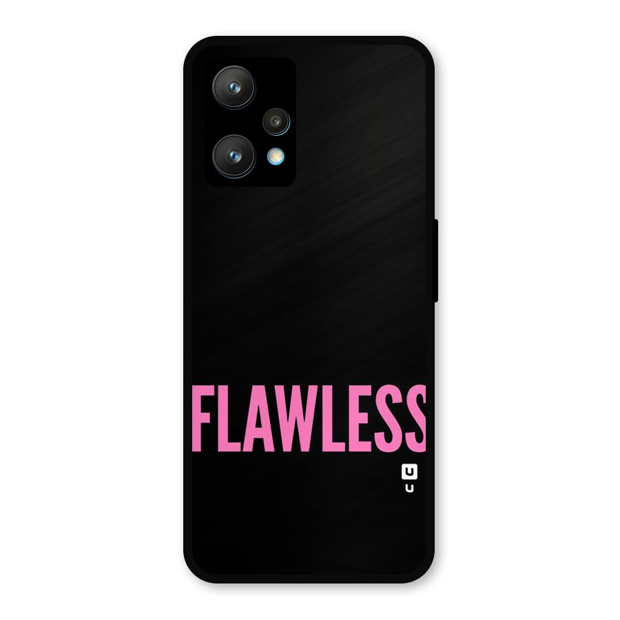 Flawless Pink Design Metal Back Case for Realme 9