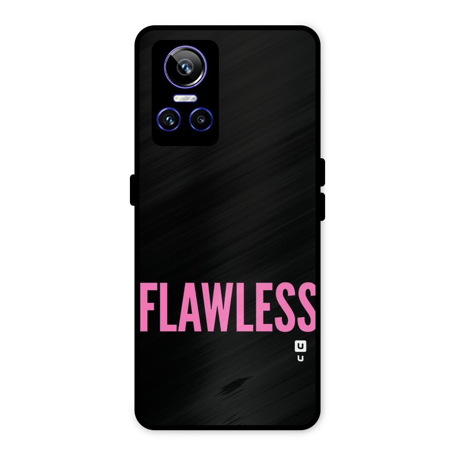 Flawless Pink Design Metal Back Case for Realme GT Neo 3