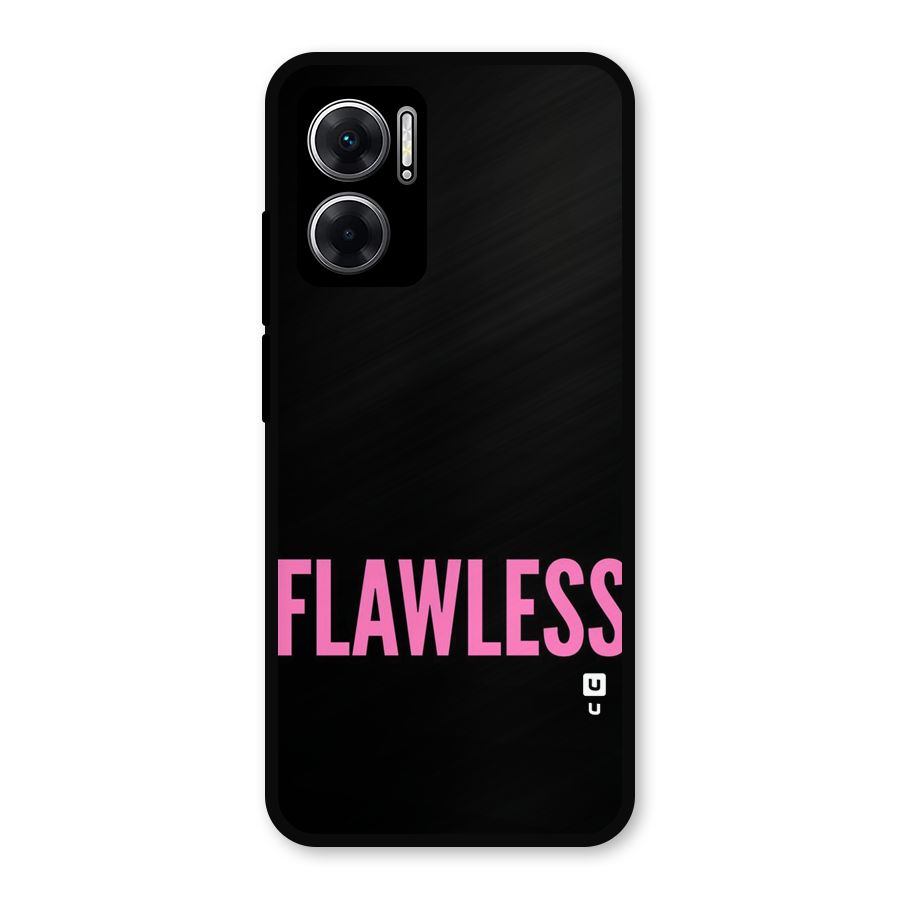 Flawless Pink Design Metal Back Case for Redmi 11 Prime 5G