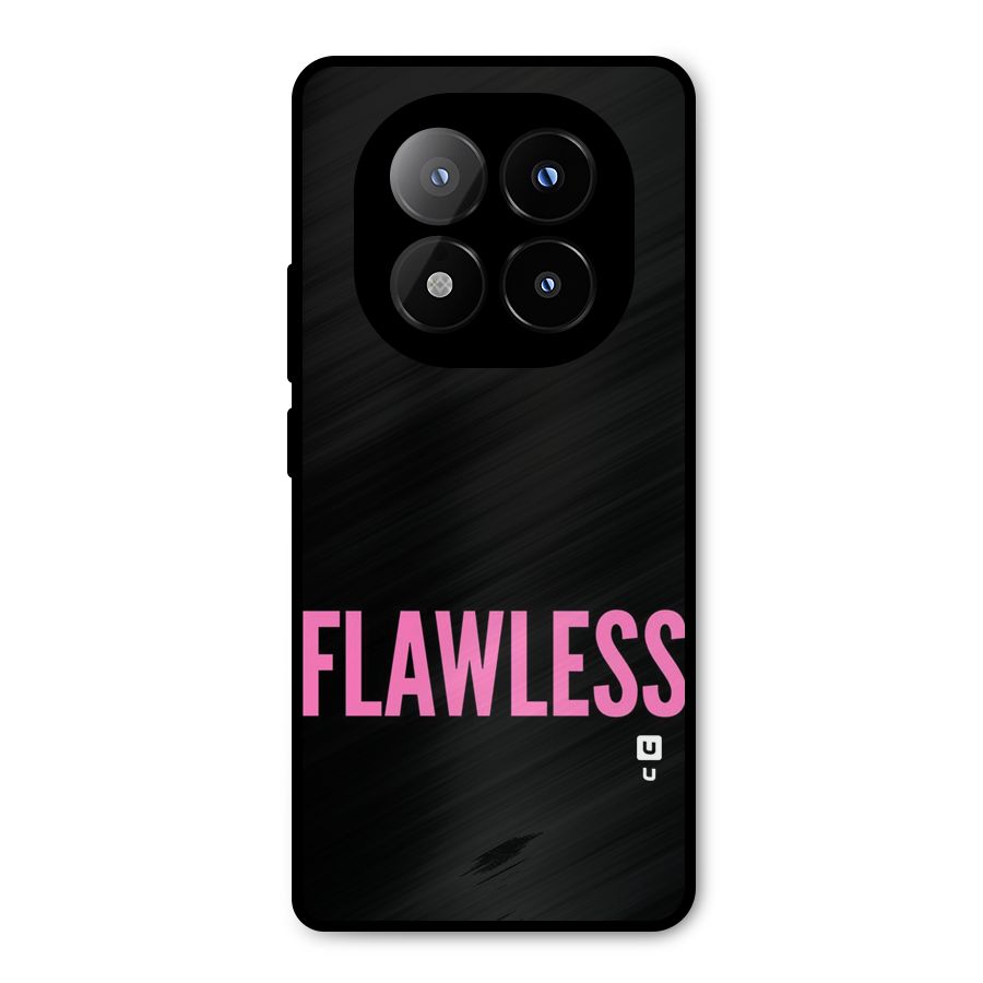 Flawless Pink Design Metal Back Case for Redmi Note 14 Pro Plus 5G