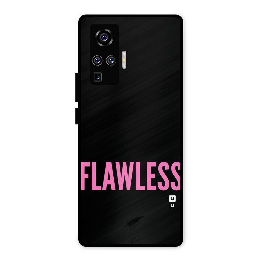 Flawless Pink Design Metal Back Case for Vivo X50 Pro